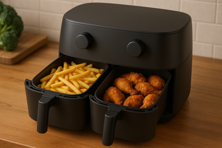 Airfryer à double panier avantages et meilleures utilisations
