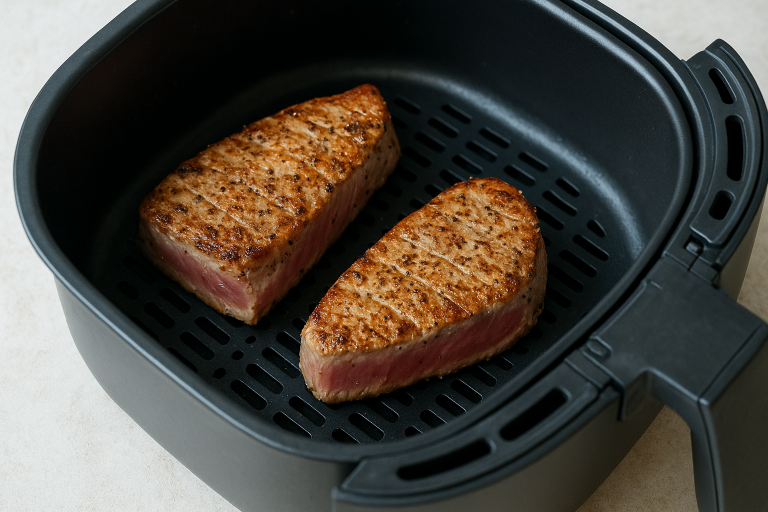 Comment cuire des Steaks de Thon à l’Airfryer sans les Assécher