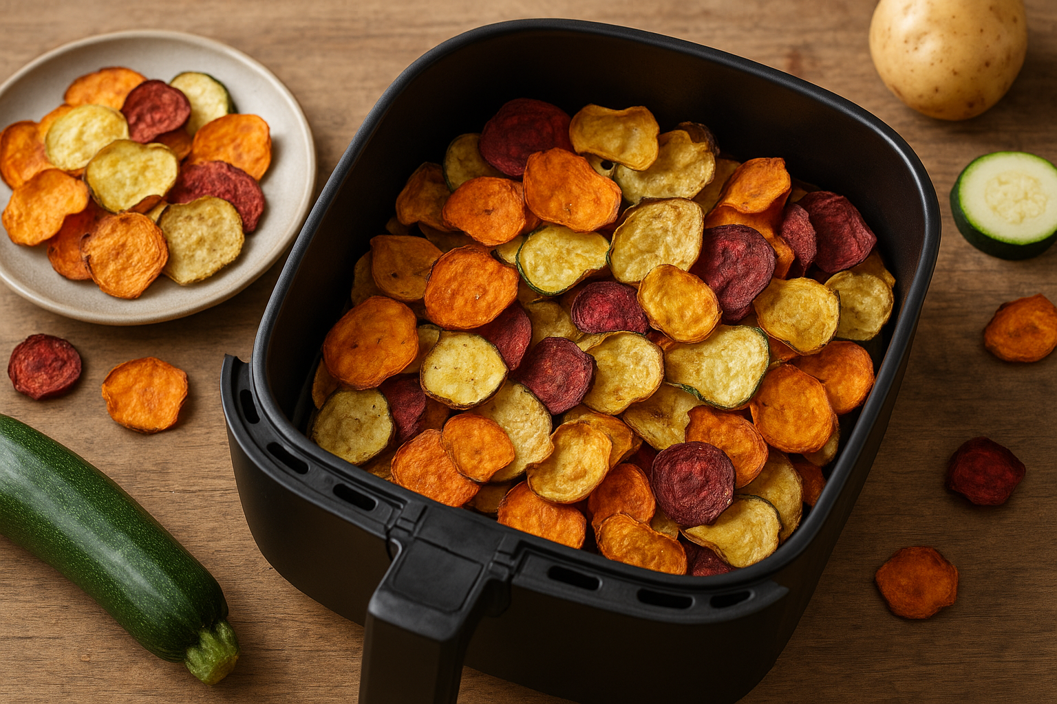 Faire ses chips de légumes au Airfryer