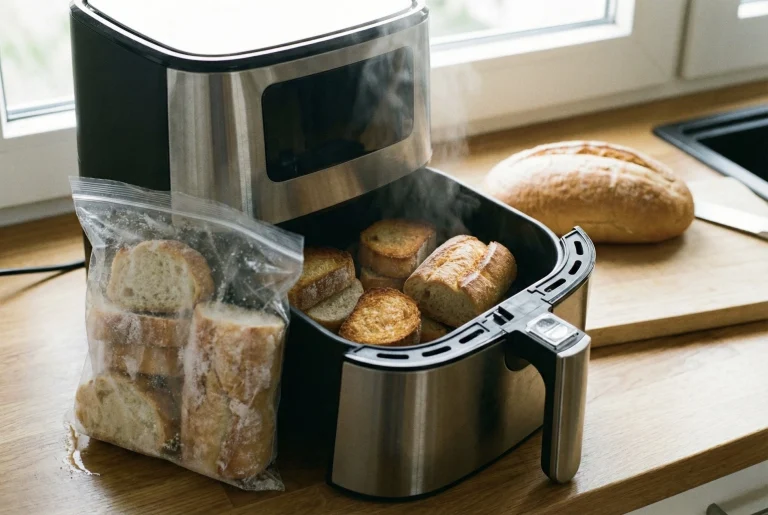 Décongeler du Pain rapidement au Airfryer