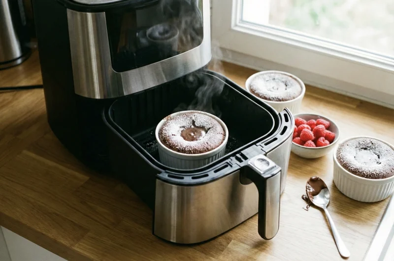Moelleux au Chocolat à l’Airfryer