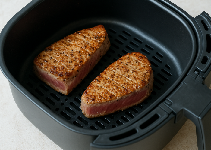 Comment cuire des Steaks de Thon à l’Airfryer sans les Assécher