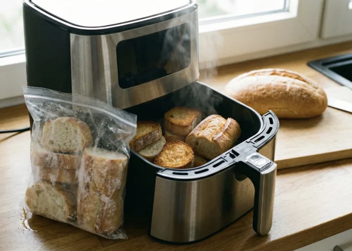 Décongeler du Pain rapidement au Airfryer