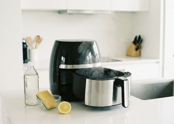 Nettoyer son Airfryer sans effort : la méthode du vinaigre chaud